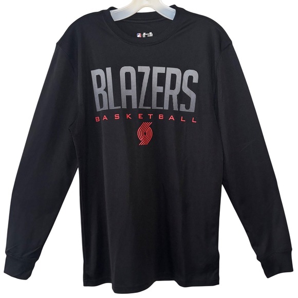 Ultra Game Other - Ultra Game NBA Portland Trail Blazers Long Sleeve Mens Small Black Athletic